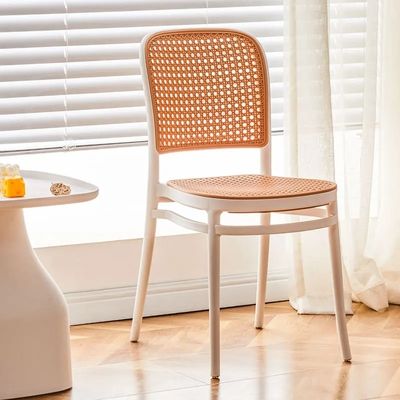 ซื้อ OEM ODM โต๊ะอาหารพลาสติก Wicker โต๊ะอาหารนอกพลาสติกสีขาว สําหรับโรงแรม การผลิตออนไลน์