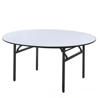OEM โต๊ะพับกลมพลาสติก โต๊ะเลี้ยงกลมพับ MDF