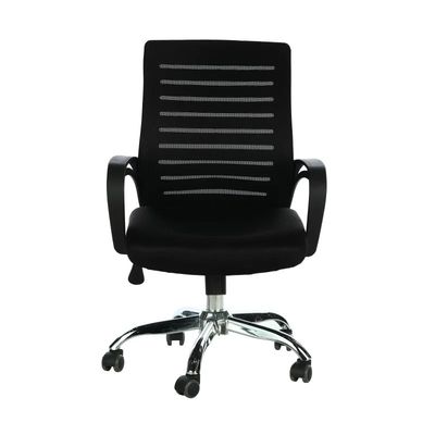 อุปกรณ์ Ergo Mesh ผู้จัดการเก้าอี้ที่มีขาโลหะและความสูงปรับ